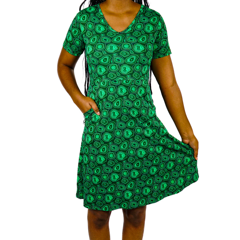 Too Legit Mineral Wash Mini Skirt - Green