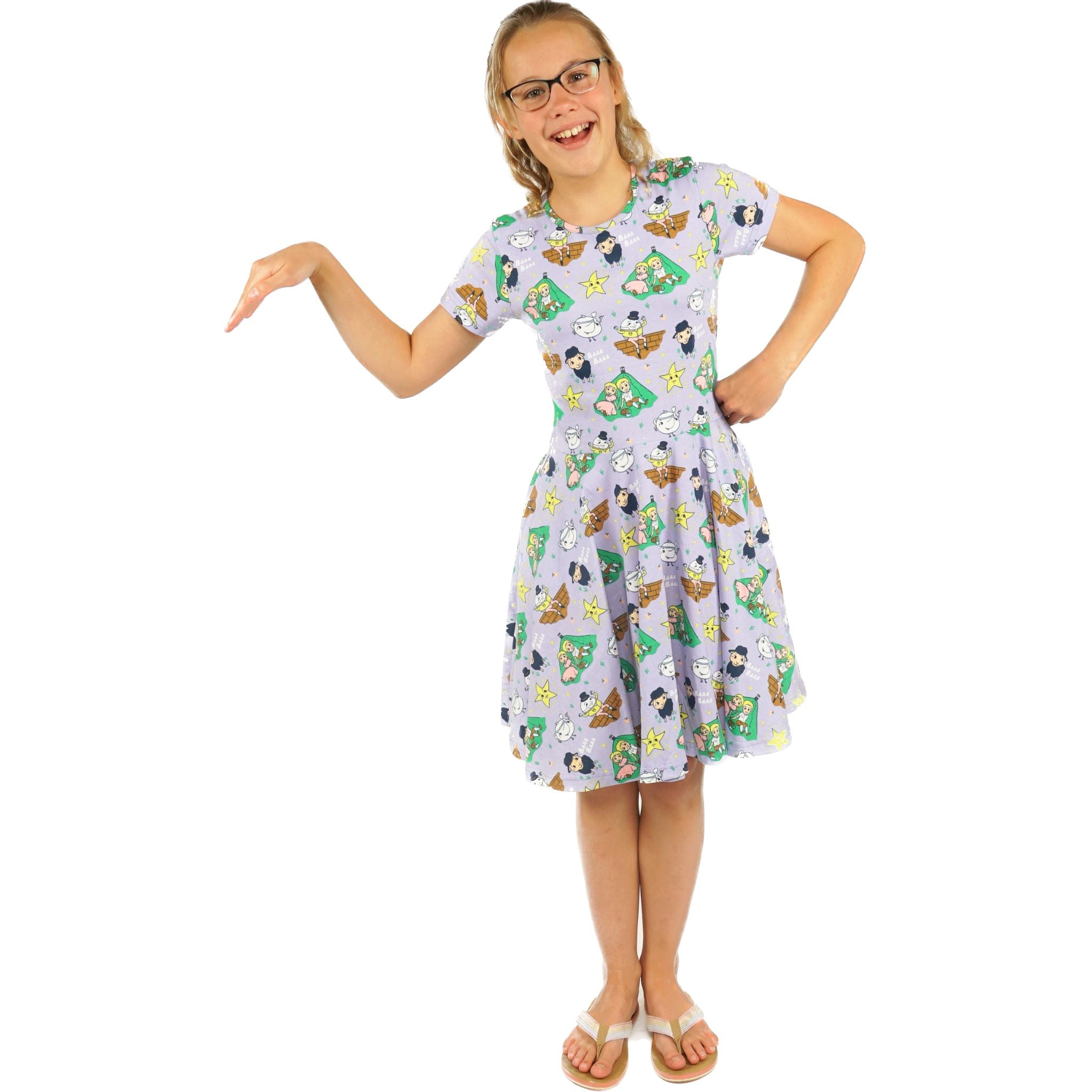 Nursery Rhymes Kids Twirl Dress
