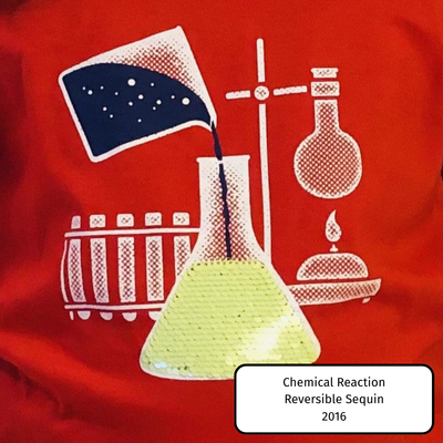 Chemical Reaction Reversible Sequin