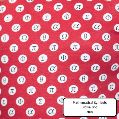 Mathematical Symbols Polka Dot