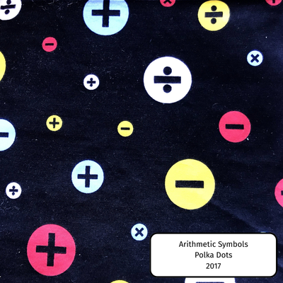 Arithmetic Symbols Polka Dots