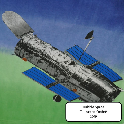 Hubble Space Telescope Ombré