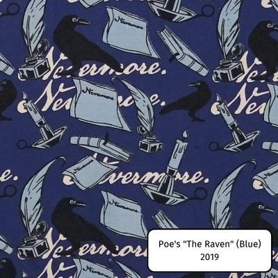 Poe's "The Raven" (Blue)
