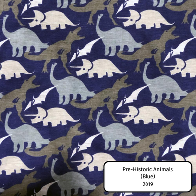 Pre-Historic Animals (Blue)