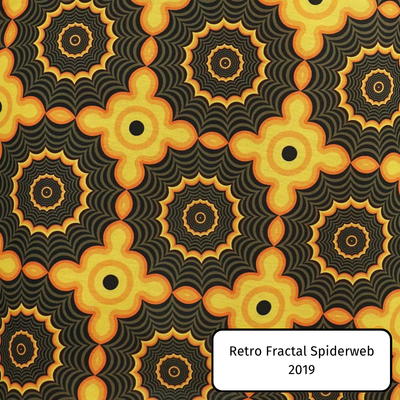 Retro Fractal Spiderweb