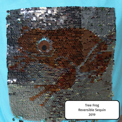 Tree Frog Reversible Sequin