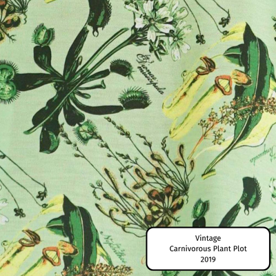 Vintage Carnivorous Plant Plot