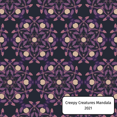 Creepy Creatures Mandala