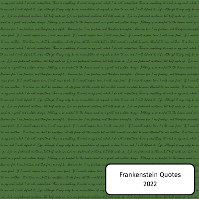 Frankenstein Quotes