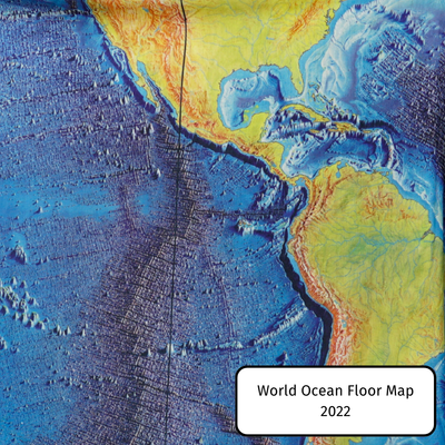 World Ocean Floor Map