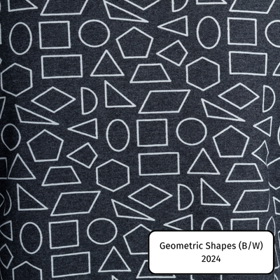 Geometric Shapes (B/W)