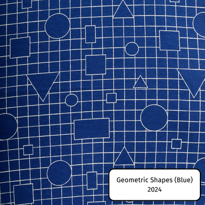 Geometric Shapes (Blue)