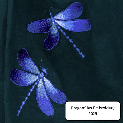 Dragonflies Embroidery