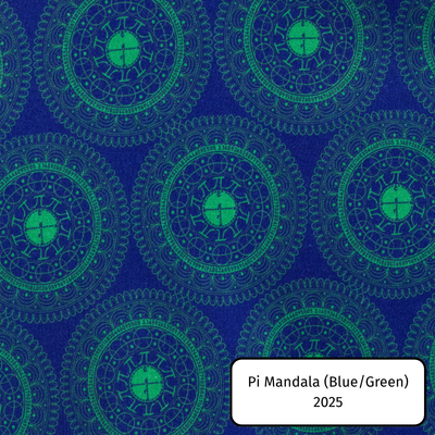 Pi Mandala (Blue/Green)