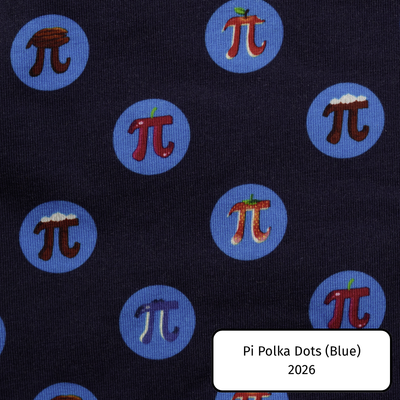 Pi Polka Dots (Blue)