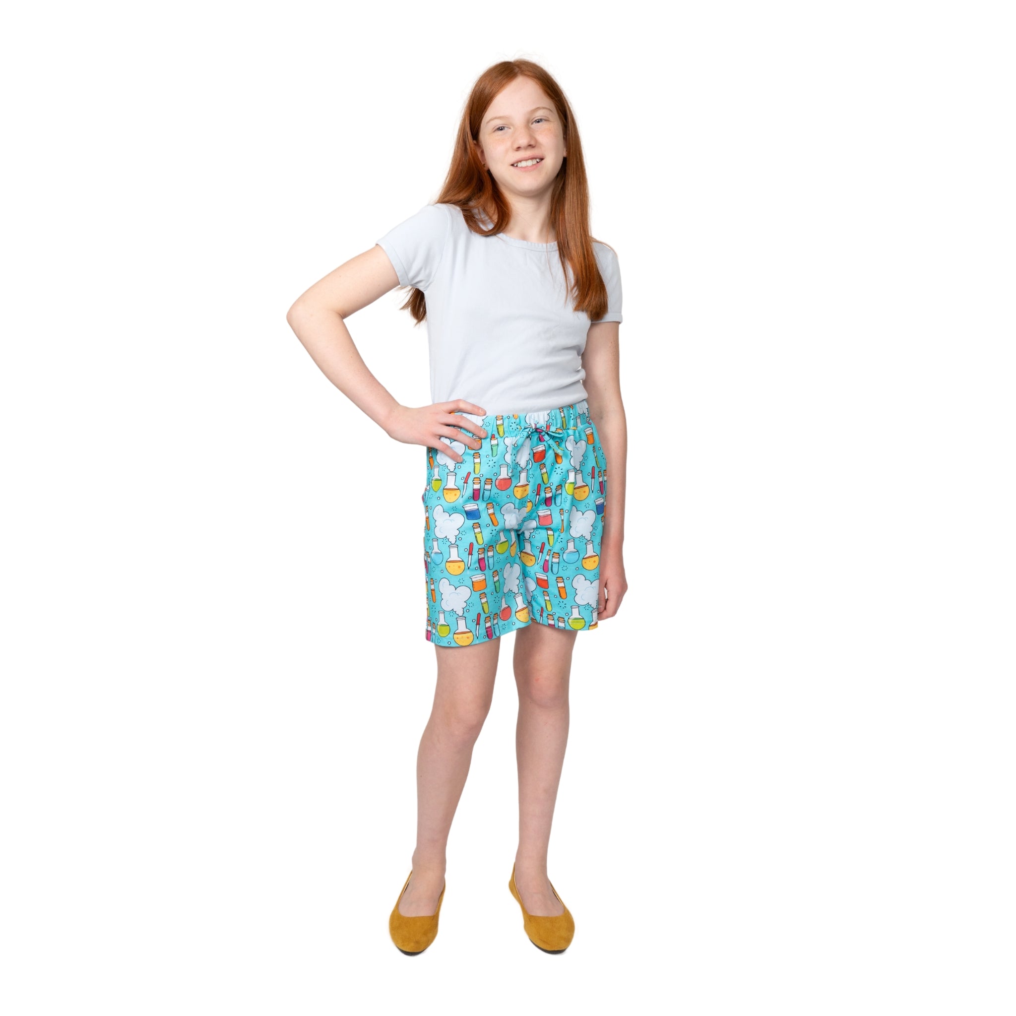 Science Equipment Kids Shorts with Pockets