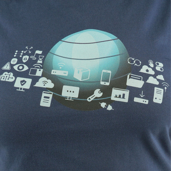 Earth Tech Rings Unisex Adults T-Shirt