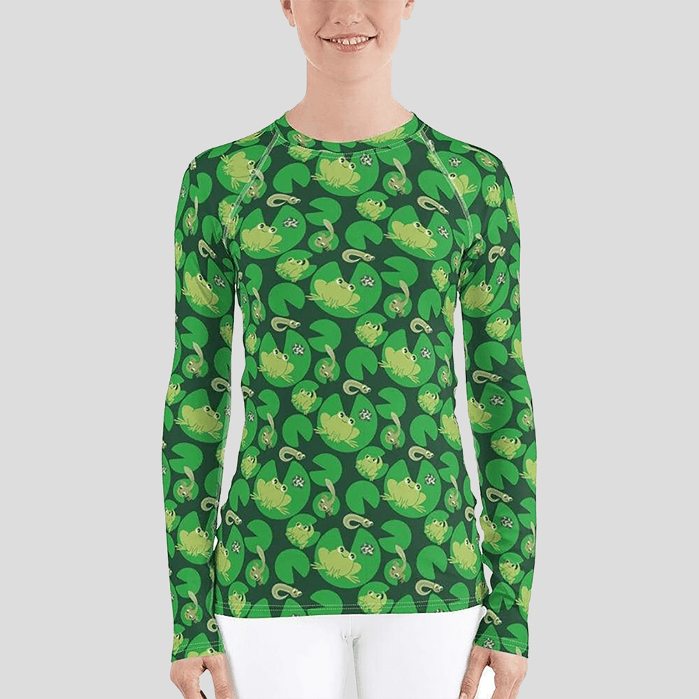 Ribbit Rash Guard Top (POD)