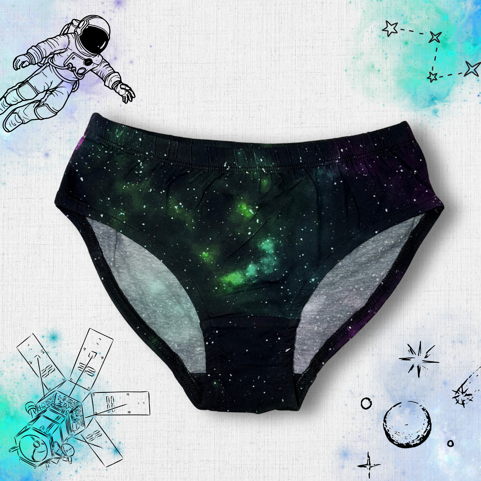 Space Kids Underwear - 3 Pack