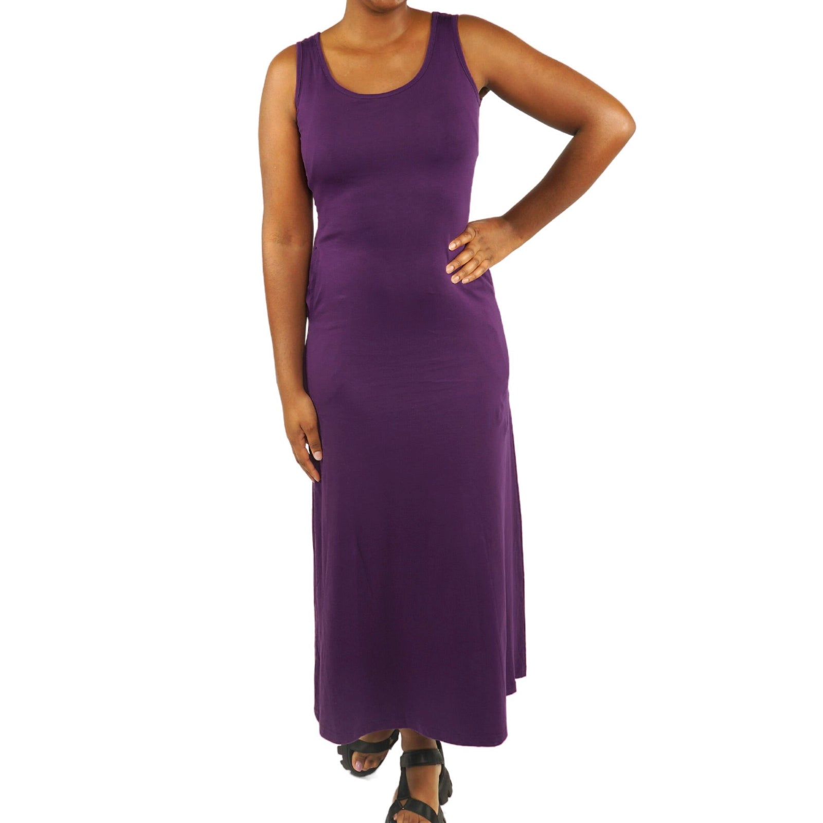 Purple Adults Maxi Dress Sample - XS
