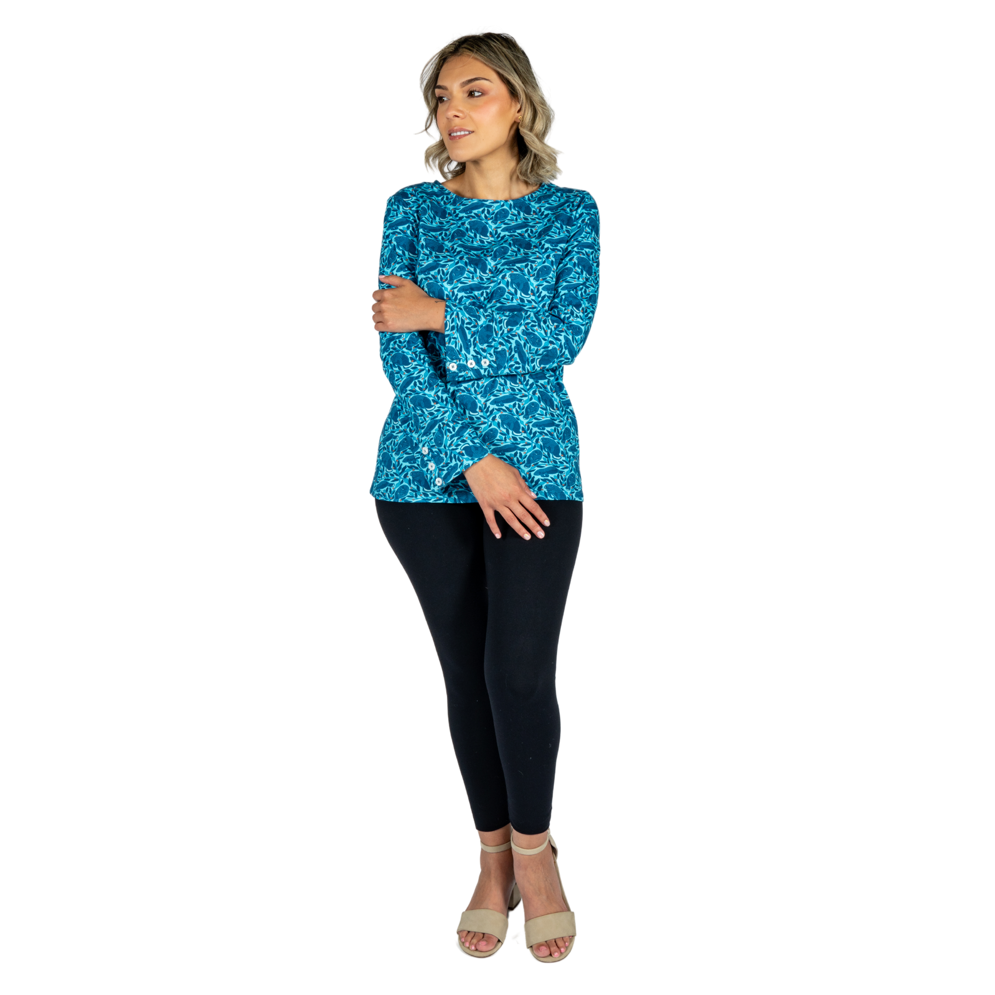 Manatees Long Sleeve Tunic Top