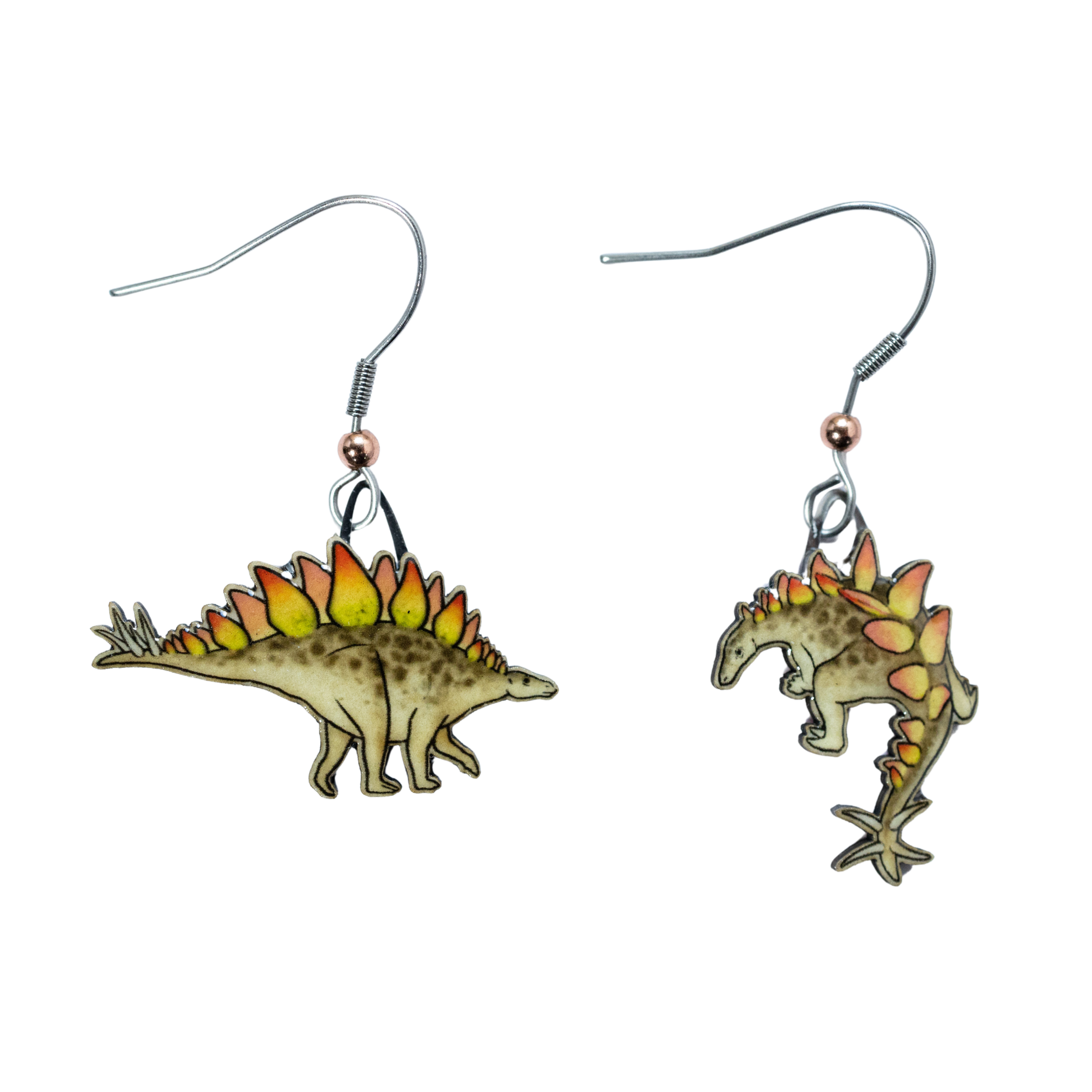 Stegosaurus Earrings