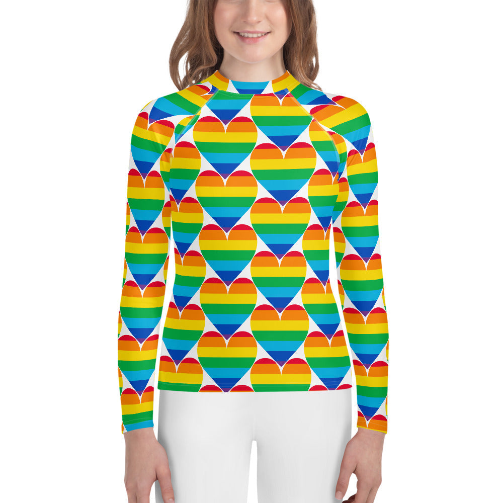 Spectrum of Love Youth Rash Guard (POD)