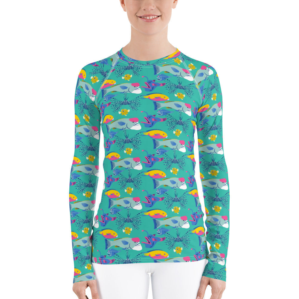 Fintastic Friends Rash Guard Top (POD)