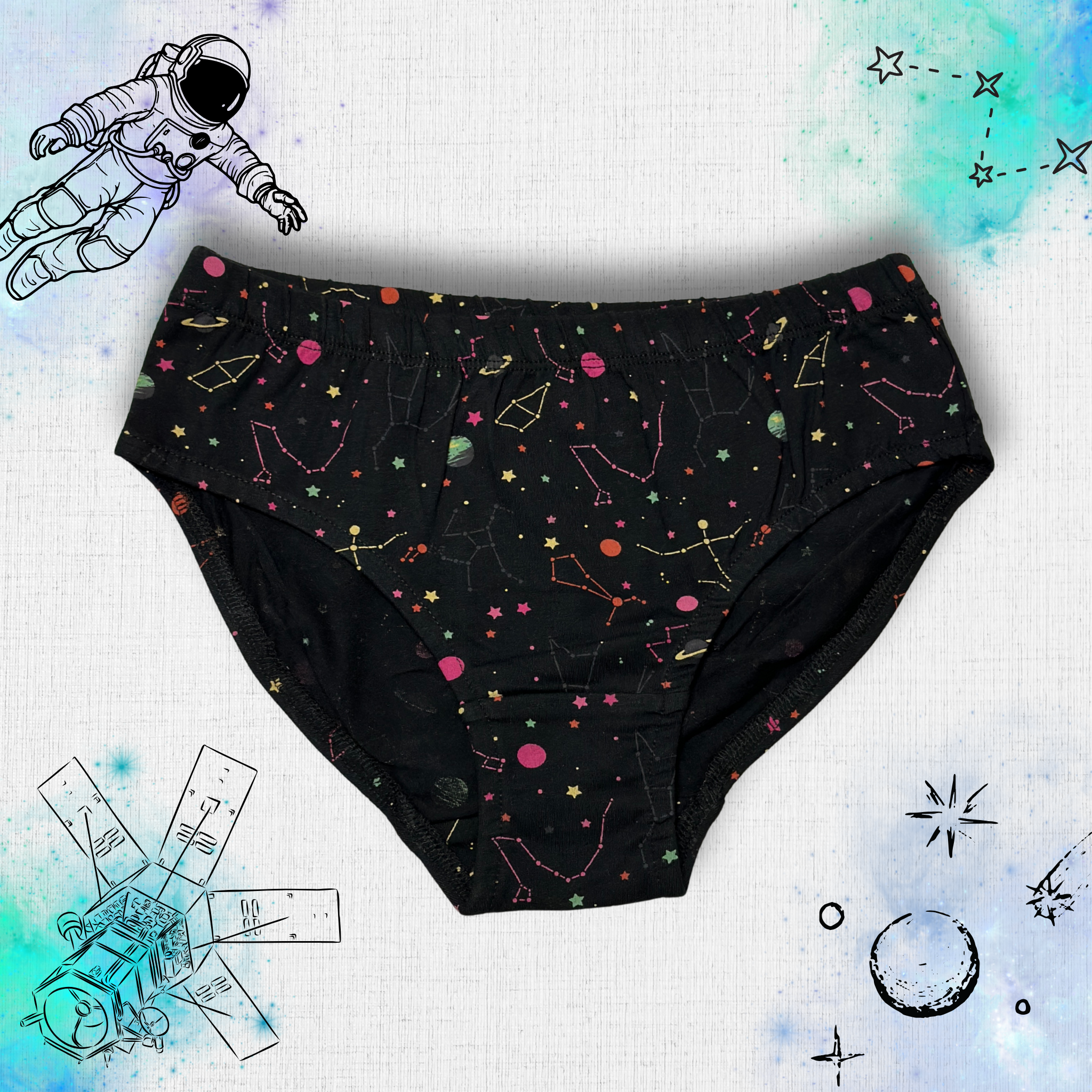Space Kids Underwear - 3 Pack