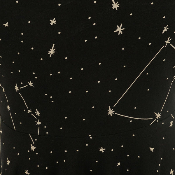 Constellations Glow-in-the-dark Long Midi Dress