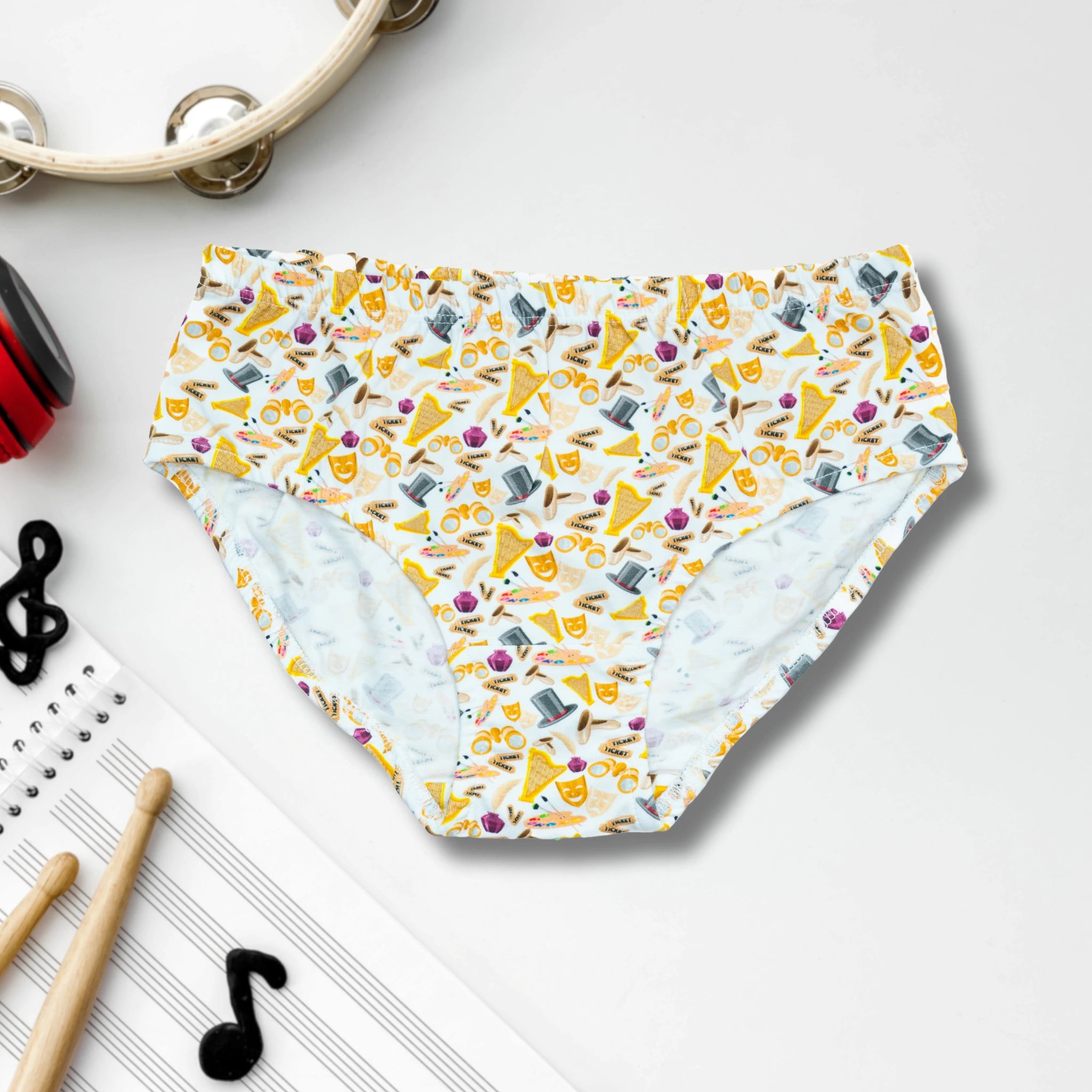 Music & Theatre Adults Underwear- 3 Pack