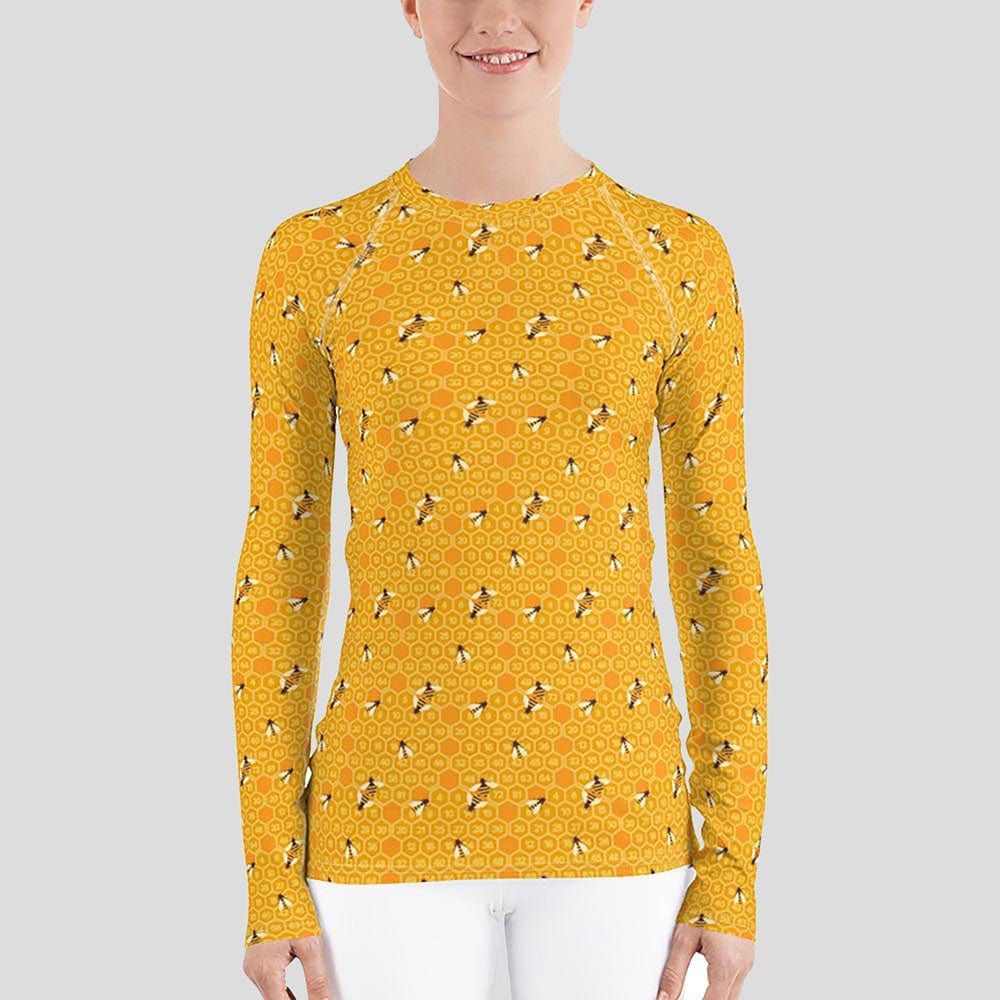 Honeycomb Rash Guard Top (POD)