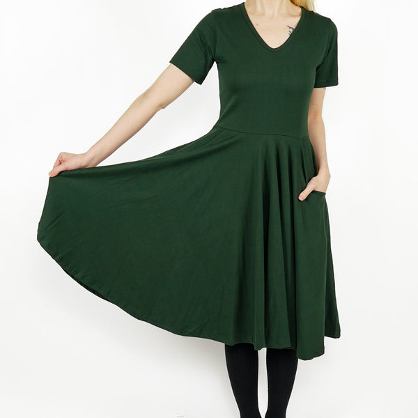 Botanical Green Rachel Dress [FINAL SALE]