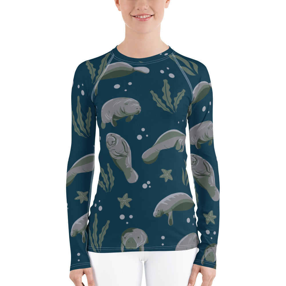 Manatees Rash Guard Top (POD)