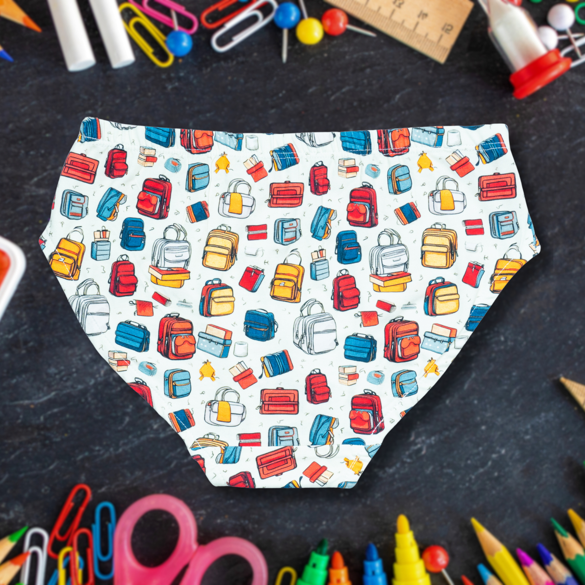 School Fun Kids Underwear - 3 Pack