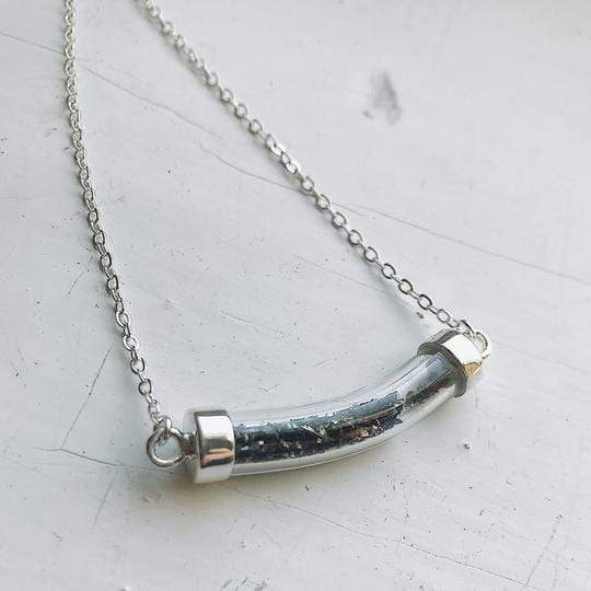 Stardust Vial Specimen Necklace with Meteorite Dust