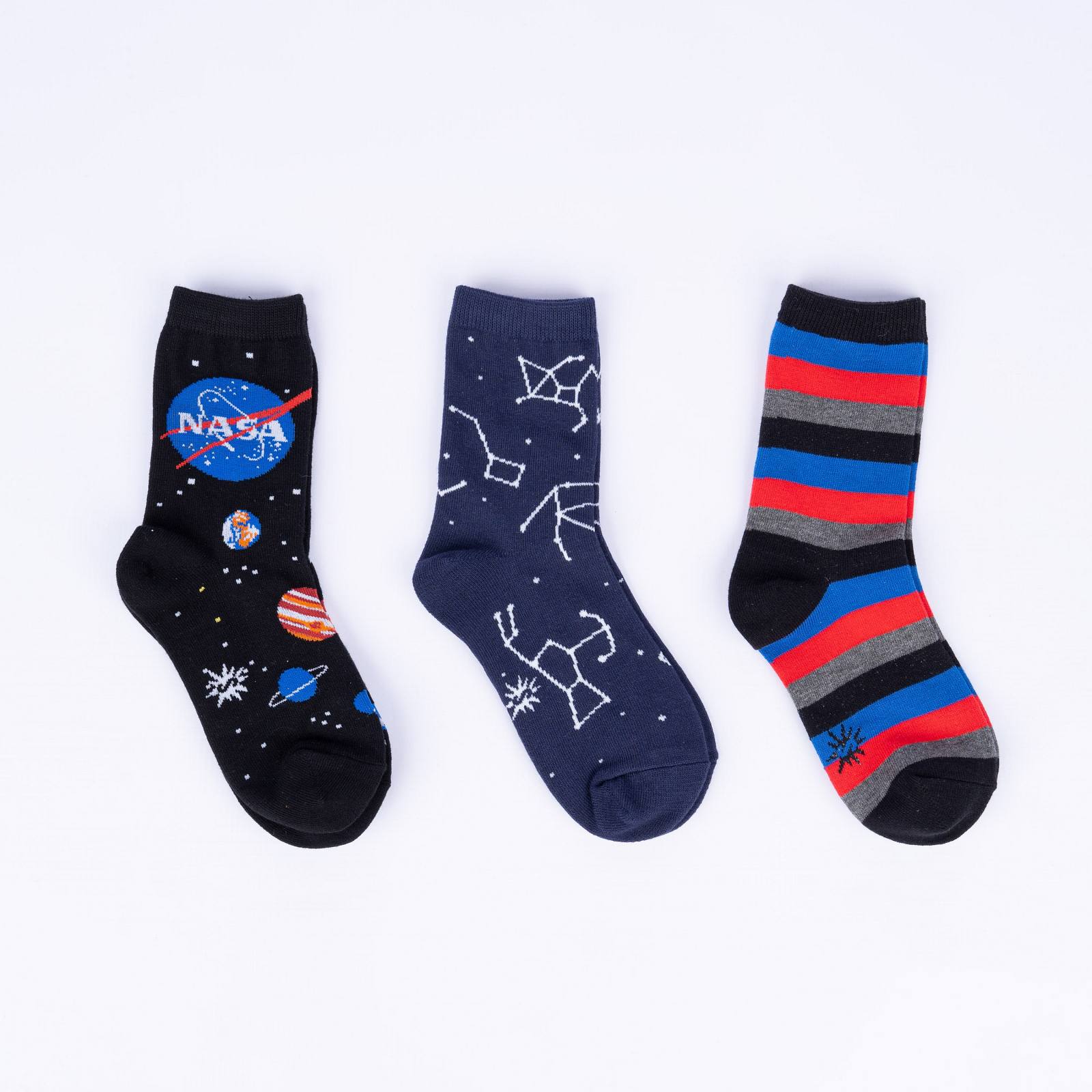 Solar System Junior Crew Socks (3-Pack)