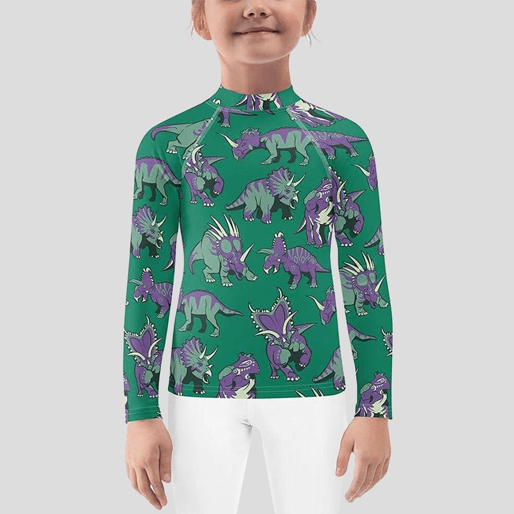 Ceratopsids Kids Rash Guard (POD)