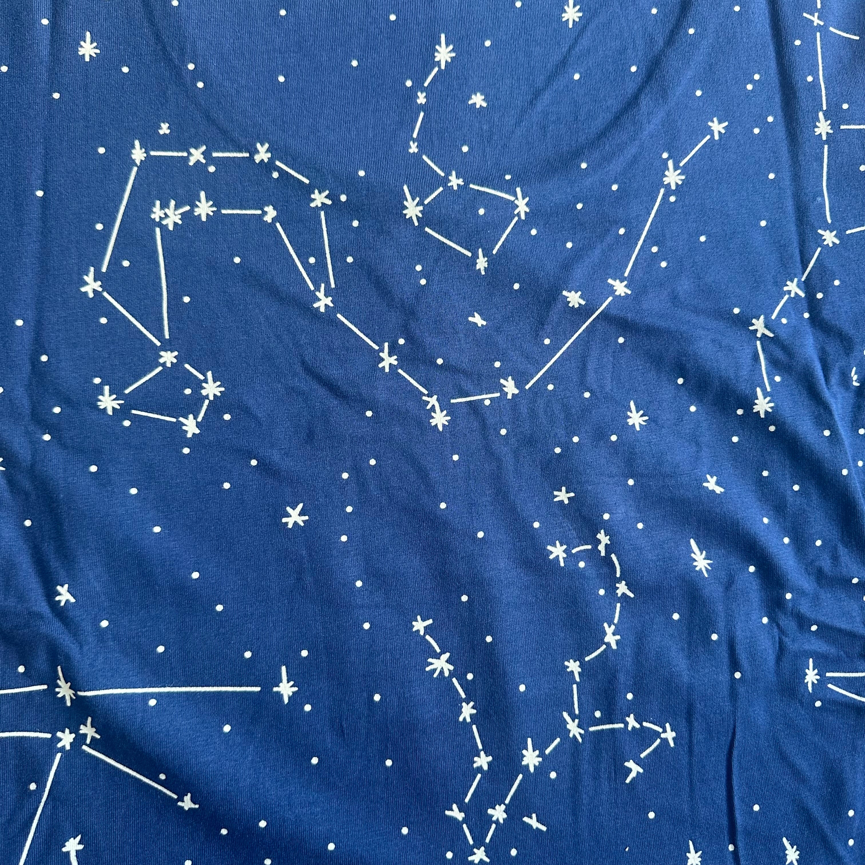 Constellations Glow-in-the-Dark Navy Twirl Dress