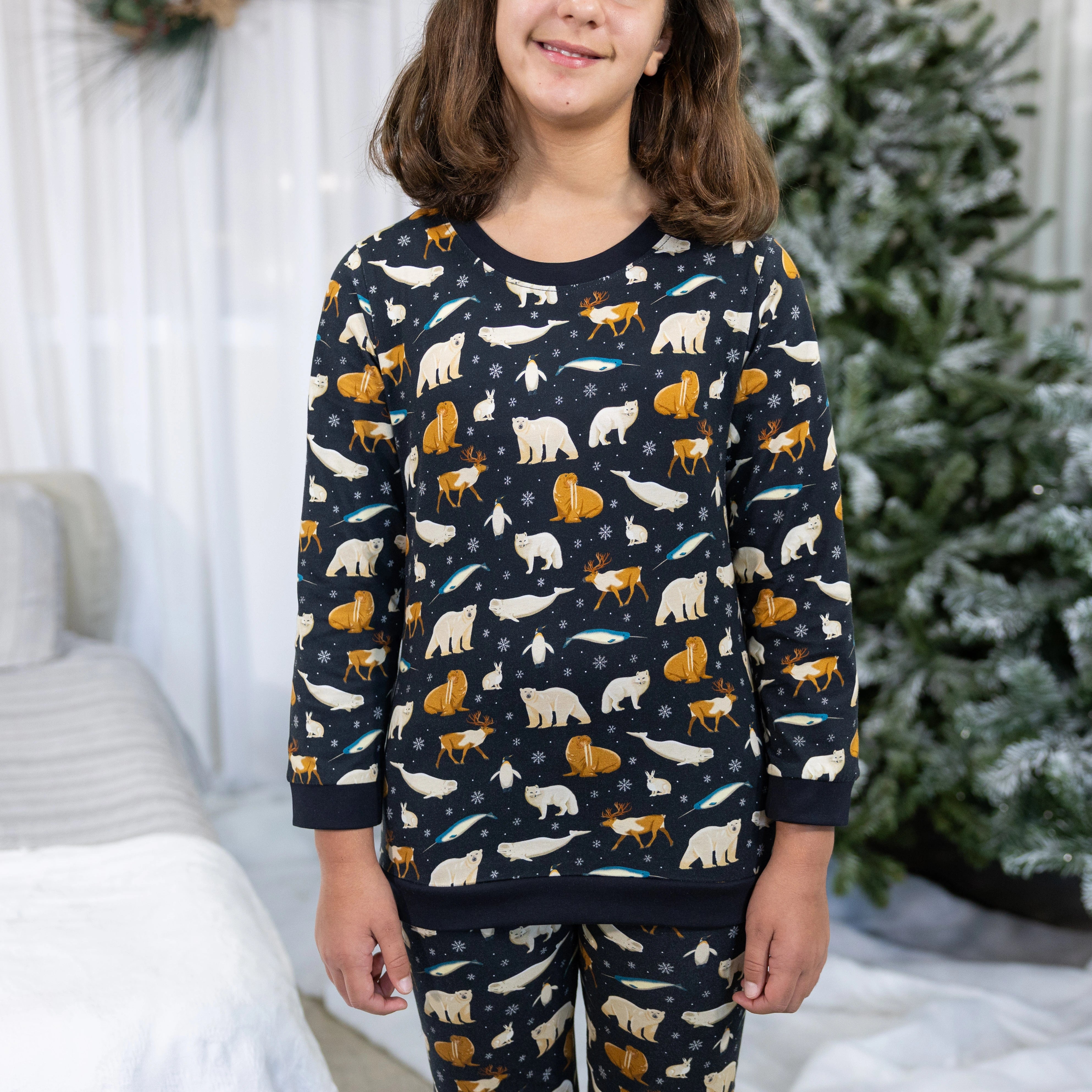 Arctic Animals Kids Pajamas Set