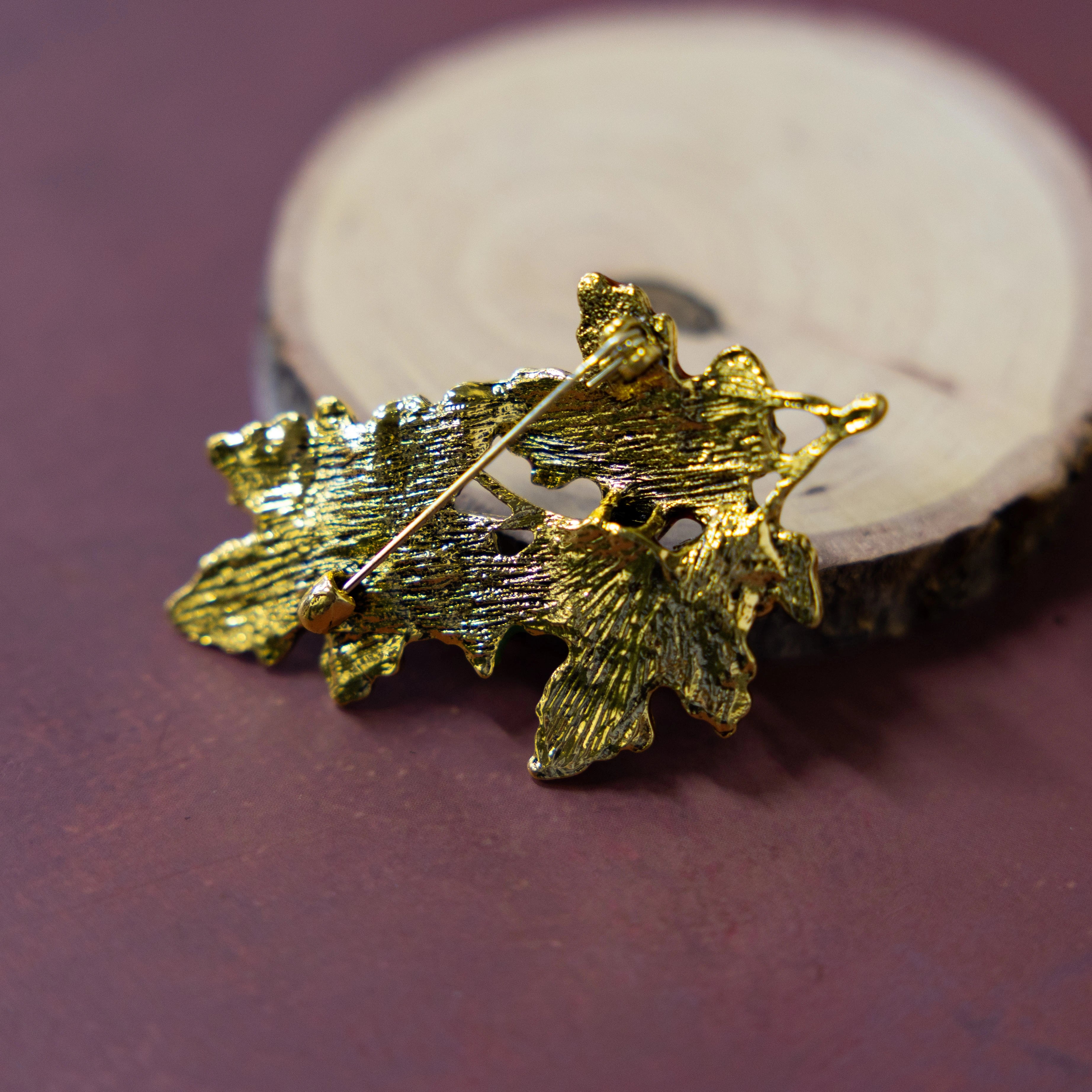 Autumn Leaves Brooch Pin