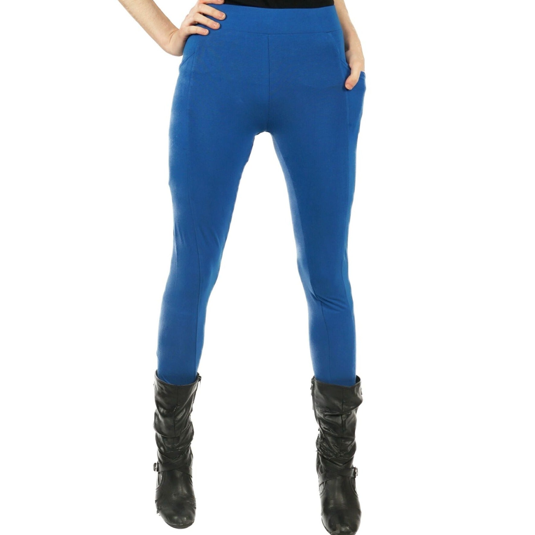 Blue Adults Leggings with Pockets Svaha USA – Svaha USA