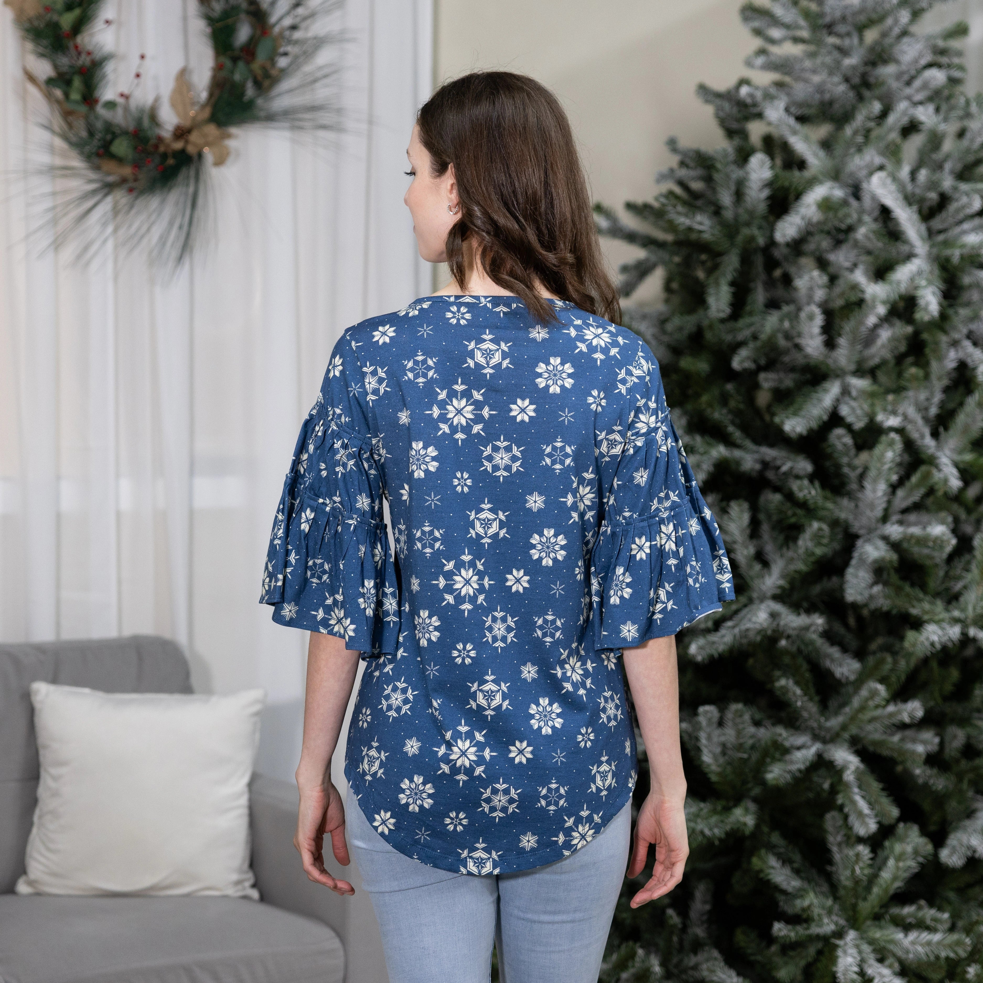 Books Snowflakes Top