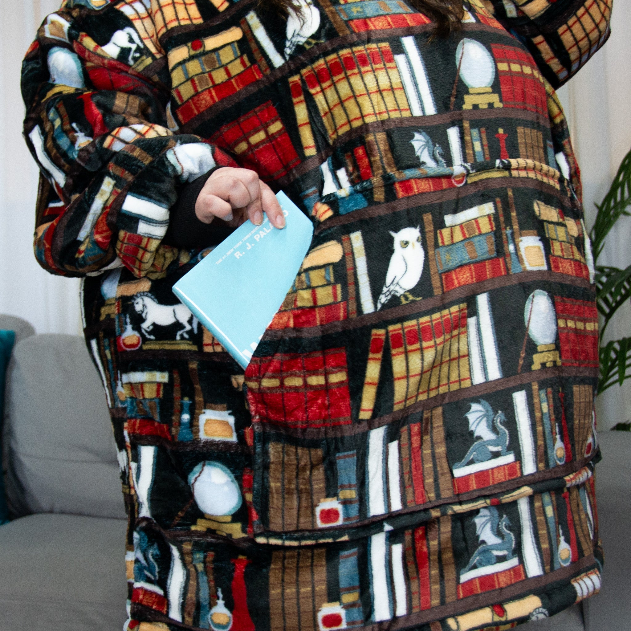 Librarian's Secret Chamber Adults Blanket Hoodie