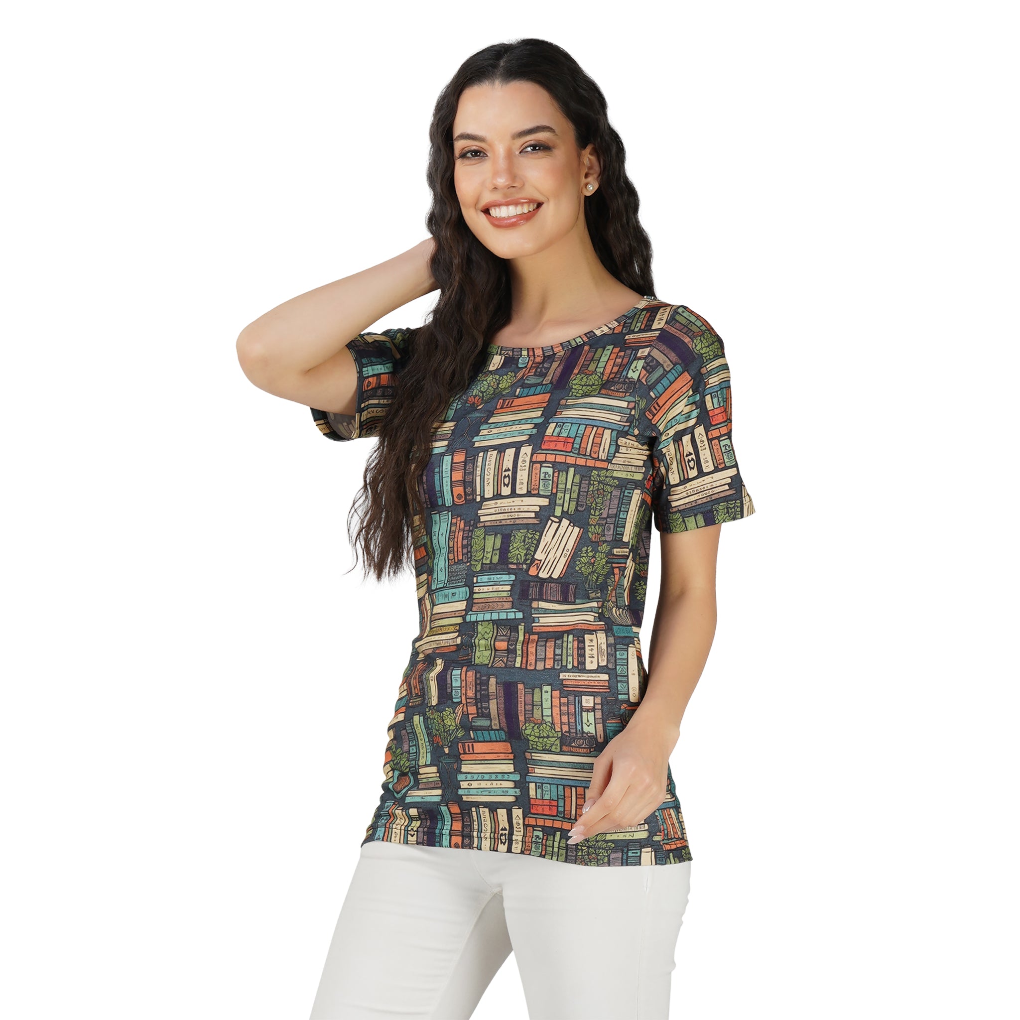 Botanical Library Tunic Top