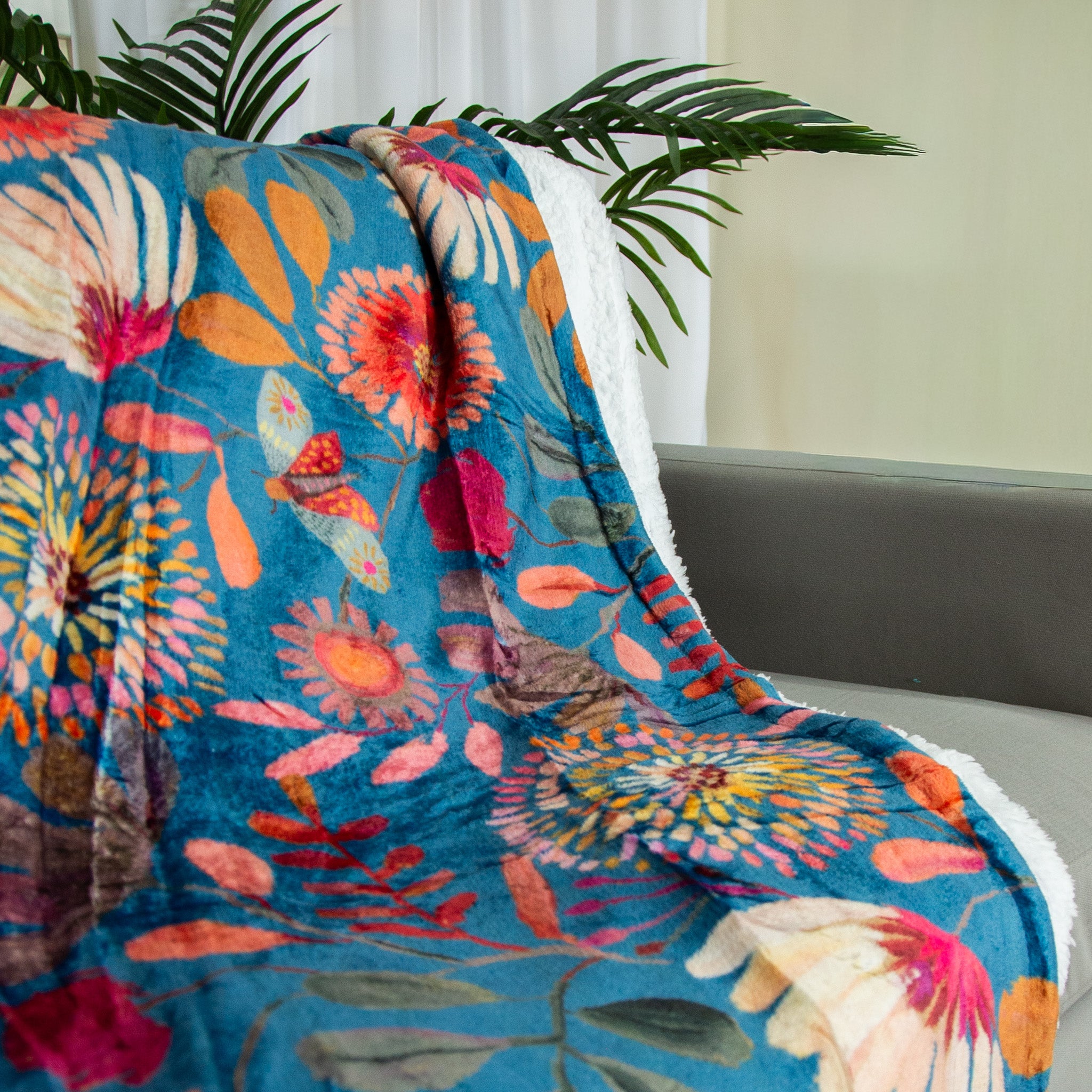 Botanical Blooms Blanket