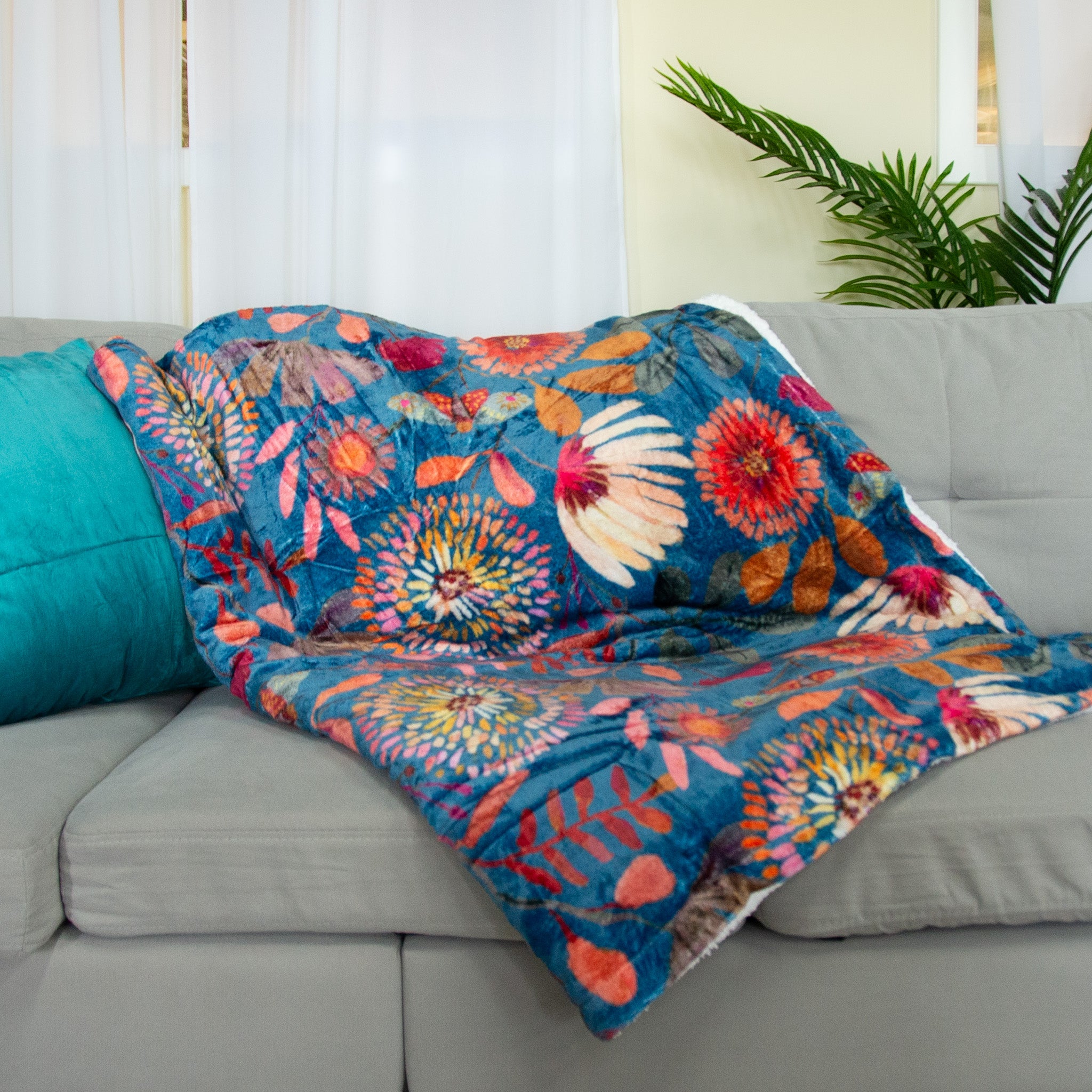 Botanical Blooms Blanket