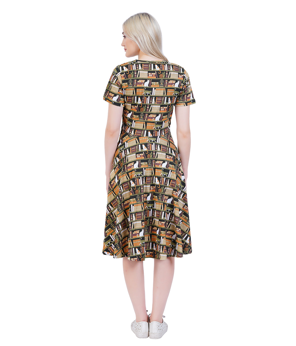 Cat-A-Log of Feline Fiction Twirl Dress