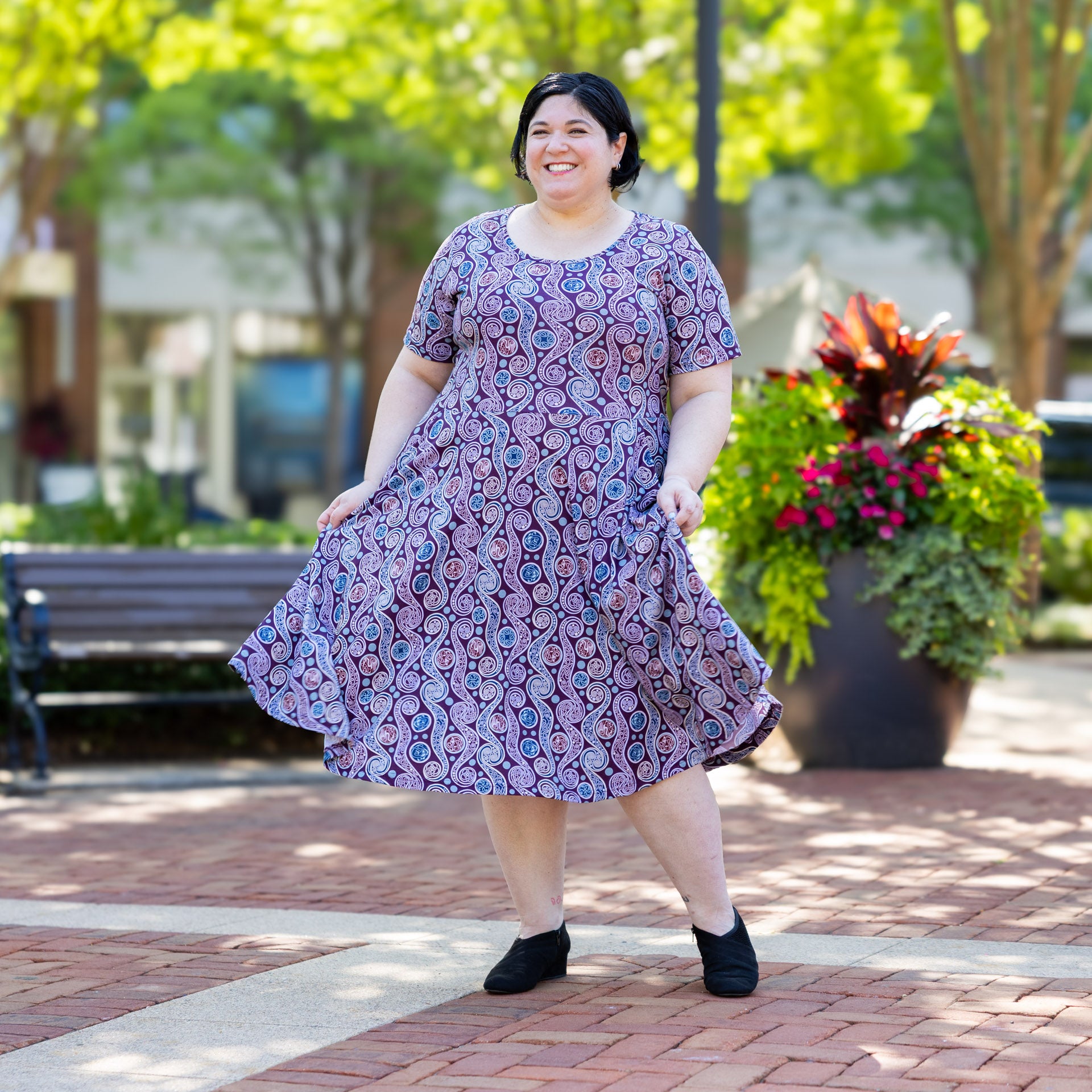 Celtic Paisley Twirl Dress