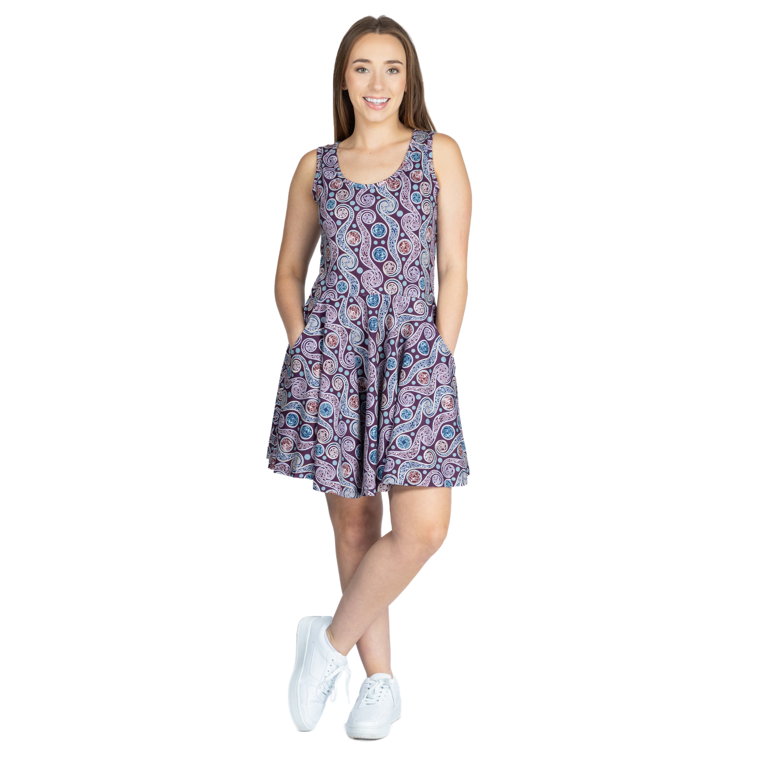 Celtic Paisley Skater Dress